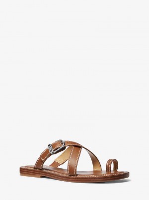 Michaelkors Ashton Leather Marrom | SN-MK27617