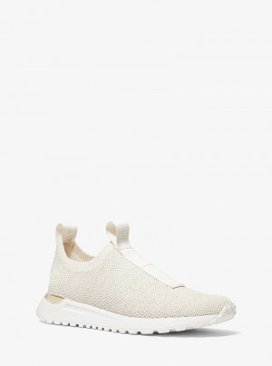 Michaelkors Bodie Knit Slip-On Creme Multicoloridas | SN-MK27479