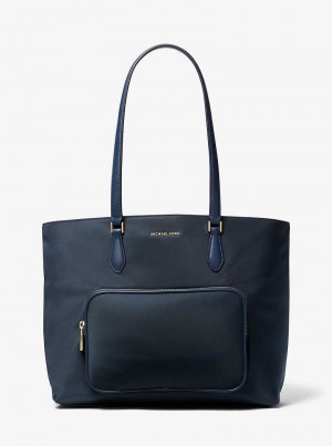 Michaelkors Cara Large Nylon Azul Marinho | SN-MK26881