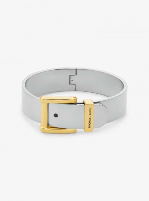Michaelkors Colby Large Precious Metal-Plated Brass Branco | SN-MK27748
