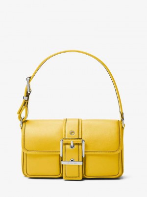 Michaelkors Colby Medium Leather Amarelas | SN-MK26958