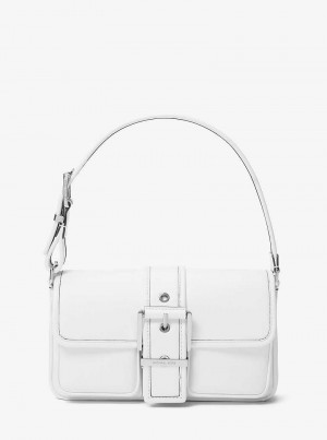 Michaelkors Colby Medium Leather Branco | SN-MK26957