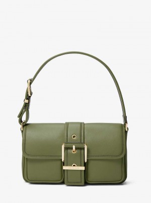 Michaelkors Colby Medium Leather Verde Oliva | SN-MK26964