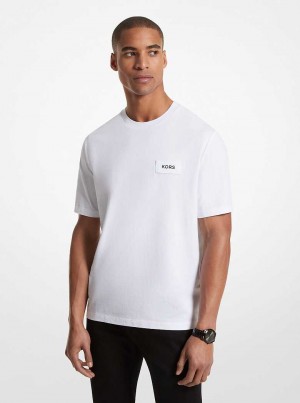 Michaelkors Cotton Logo Graphic Branco | SN-MK27986