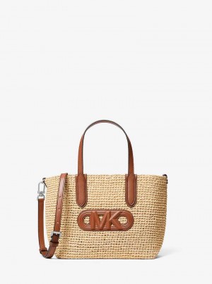 Michaelkors Eliza Extra-Small Empire Logo Straw Bege | SN-MK26818