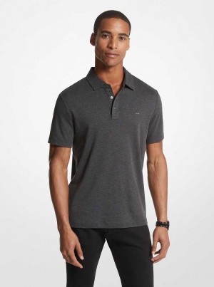 Michaelkors Embroidered Logo Cotton Cinzentas | SN-MK28008
