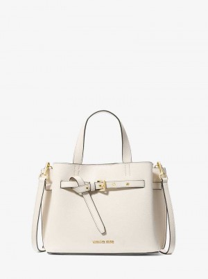 Michaelkors Emilia Small Pebbled Leather Creme | SN-MK27367