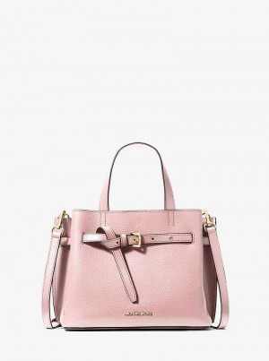 Michaelkors Emilia Small Pebbled Leather Rosa | SN-MK27368