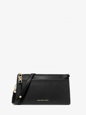 Michaelkors Empire Large Leather Convertible Pretas | SN-MK27240