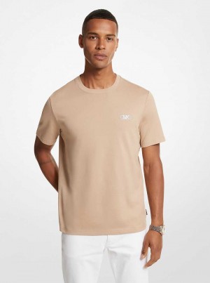 Michaelkors Empire Logo Cotton Caqui | SN-MK27953