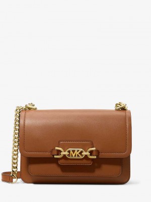 Michaelkors Heather Large Leather Marrom | SN-MK27075