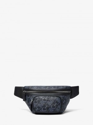 Michaelkors Hudson Empire Signature Logo Azul Marinho | SN-MK28121
