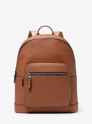 Michaelkors Hudson Leather Commuter Marrom | SN-MK28185