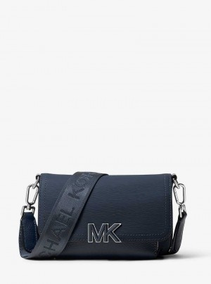 Michaelkors Hudson Textured Leather Azul Marinho | SN-MK28130