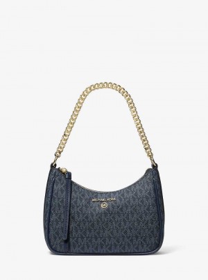 Michaelkors Jet Set Charm Small Logo Azul Marinho | SN-MK27012