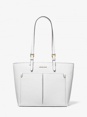 Michaelkors Jet Set Medium Pocket Branco | SN-MK26786