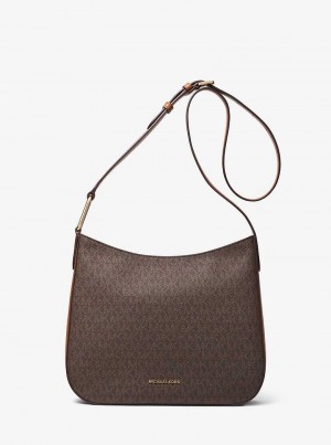 Michaelkors Kensington Large Signature Logo Marrom | SN-MK27216
