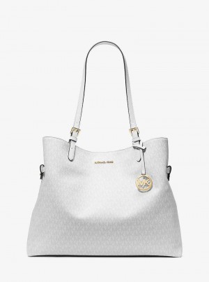 Michaelkors Lenox Large Signature Logo Branco | SN-MK26912