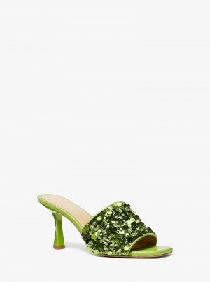 Michaelkors Limited-Edition Tessa Hand-Embellished Verdes | SN-MK27508