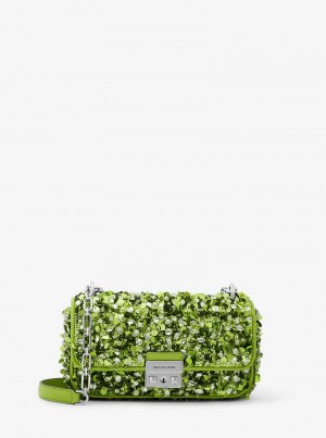 Michaelkors Limited-Edition Tribeca Small Hand-Embellished Verdes | SN-MK27056
