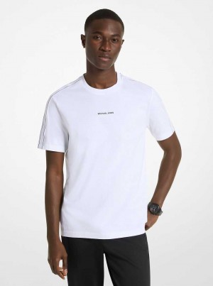 Michaelkors Logo Tape Cotton Branco | SN-MK28000