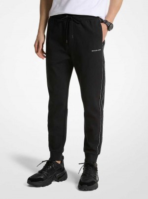 Michaelkors Logo Tape Cotton Pretas | SN-MK27963