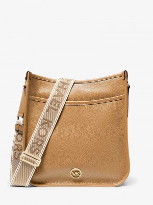 Michaelkors Luisa Large Pebbled Leather Marrom | SN-MK27274