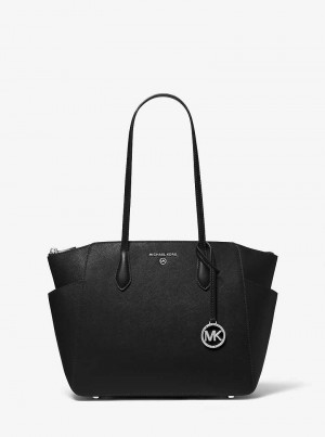 Michaelkors Marilyn Medium Saffiano Leather Pretas | SN-MK26906