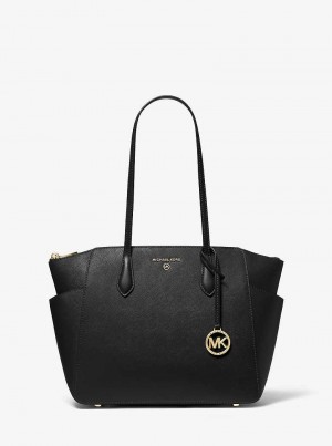 Michaelkors Marilyn Medium Saffiano Leather Pretas | SN-MK26920