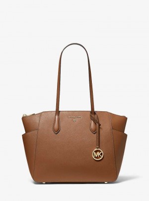 Michaelkors Marilyn Medium Saffiano Leather Marrom | SN-MK26921