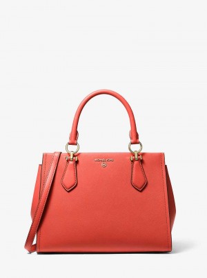 Michaelkors Marilyn Medium Saffiano Leather Coral | SN-MK27307