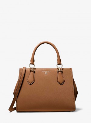 Michaelkors Marilyn Medium Saffiano Leather Marrom | SN-MK27310