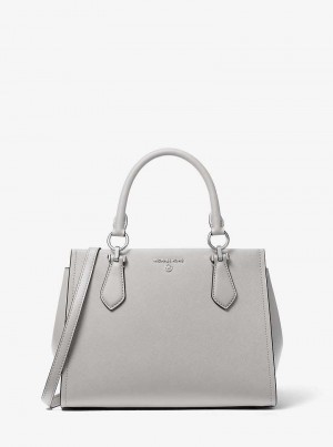 Michaelkors Marilyn Medium Saffiano Leather Cinzentas | SN-MK27314