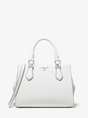 Michaelkors Marilyn Medium Saffiano Leather Branco | SN-MK27317