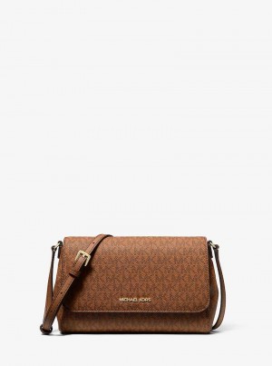 Michaelkors Medium Logo Convertible Marrom | SN-MK27128