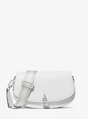 Michaelkors Mila Medium Leather Branco | SN-MK27203