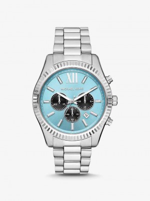 Michaelkors Oversized Lexington Silver-Tone Prateadas | SN-MK28257