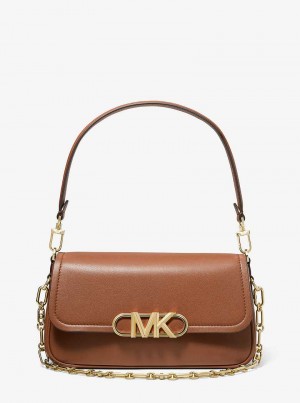 Michaelkors Parker Medium Leather Marrom | SN-MK26952