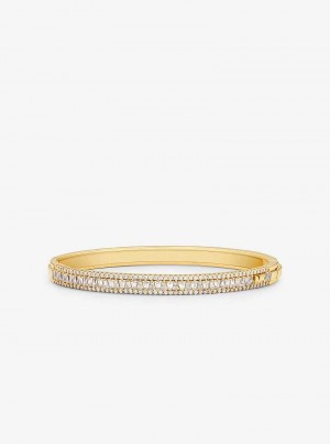 Michaelkors Precious Metal-Plated Sterling Silver Pavé Douradas | SN-MK27736