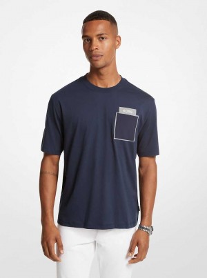Michaelkors Printed Cotton Azuis | SN-MK27999