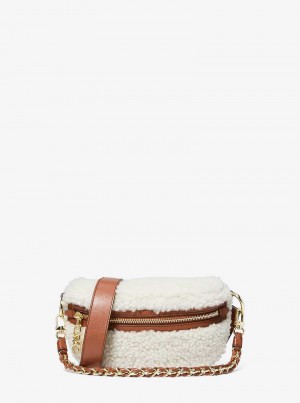 Michaelkors Slater Extra-Small Shearling Bege | SN-MK27265
