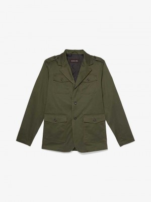 Michaelkors Stretch Organic Cotton Verdes Escuro | SN-MK28097