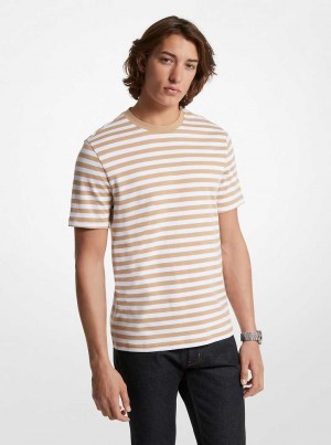 Michaelkors Striped Pima Cotton Caqui | SN-MK27944