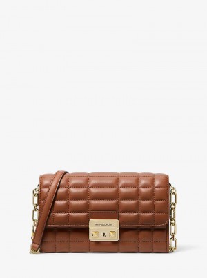 Michaelkors Tribeca Large Leather Convertible Marrom | SN-MK27131