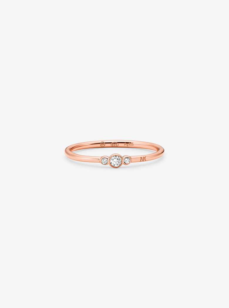 Michaelkors 14K Rose Gold-Plated Pavé Rosa Douradas | SN-MK27839