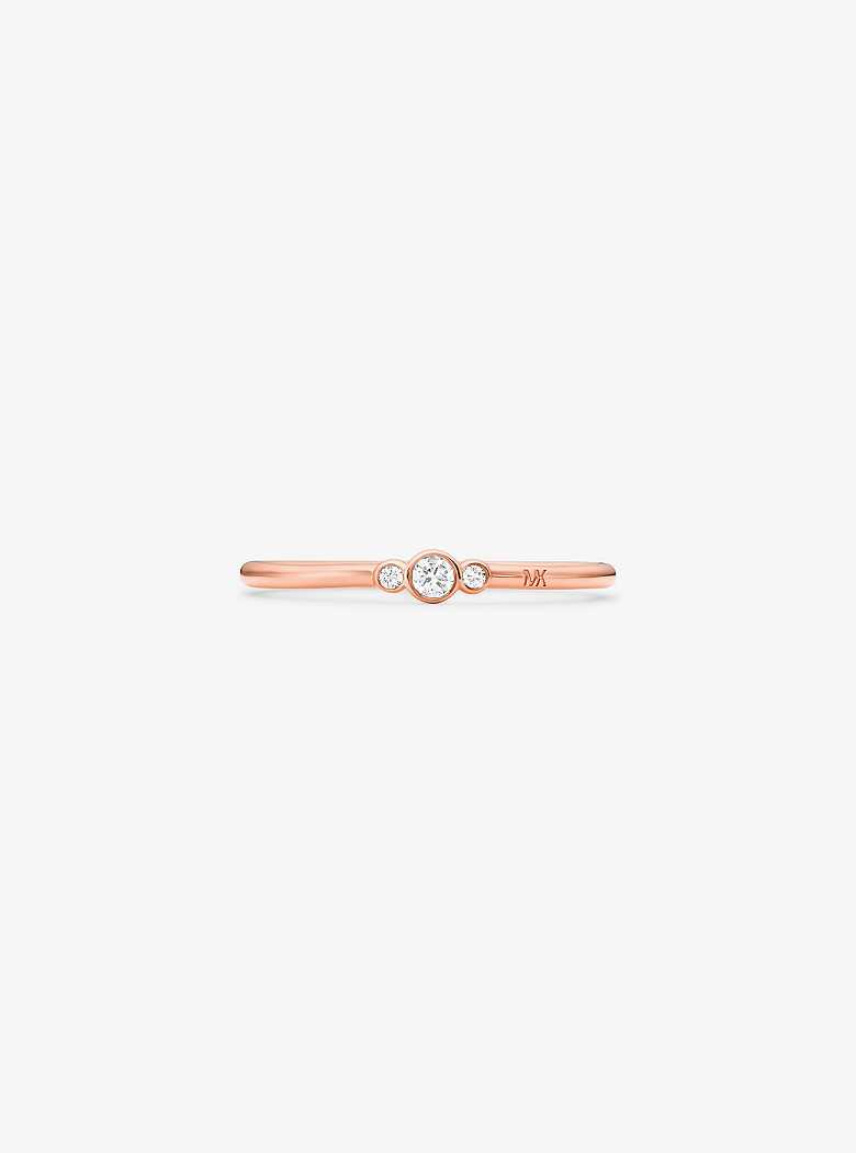 Michaelkors 14K Rose Gold-Plated Pavé Rosa Douradas | SN-MK27839