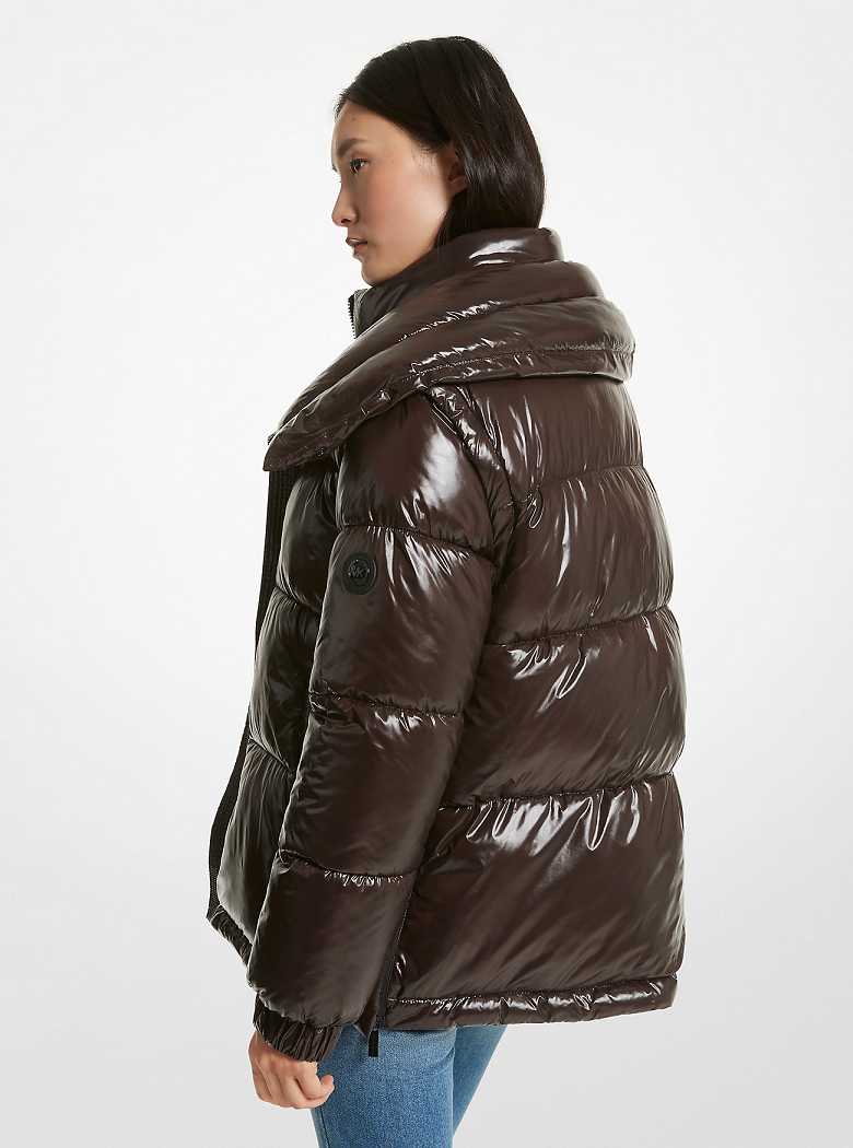 Michaelkors 2-in-1 Quilted Nylon Chocolate | SN-MK26645