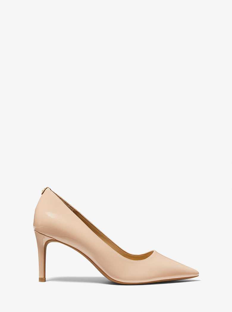 Michaelkors Alina Flex Faux Patent Leather Luz Rosa | SN-MK27655