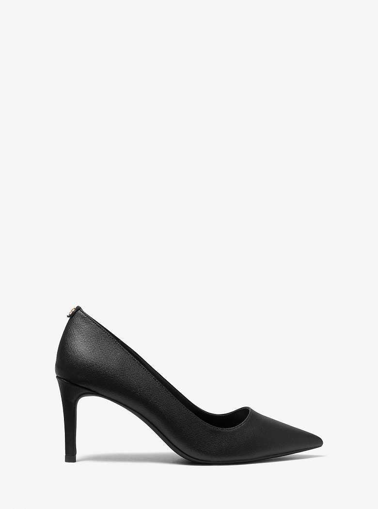 Michaelkors Alina Flex Faux Saffiano Leather Pretas | SN-MK27645