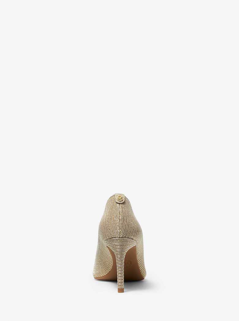 Michaelkors Alina Flex Glitter Chain-Mesh Douradas | SN-MK27639